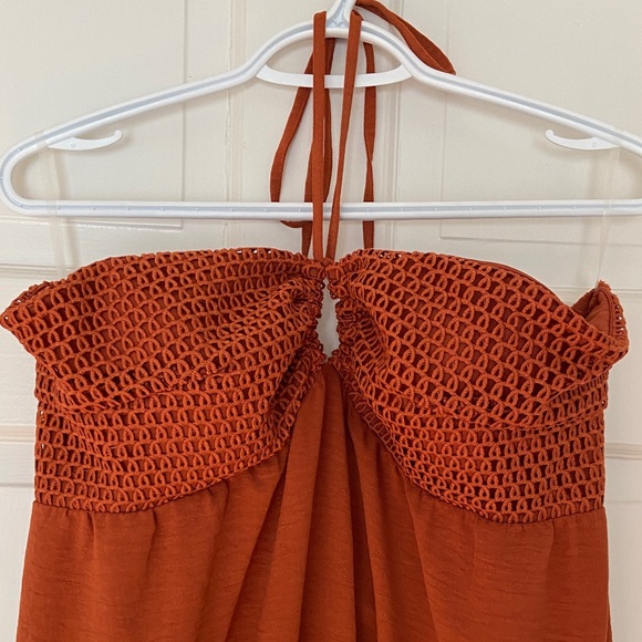 No Boundaries Rust Maxi Dress - Picture 2 of 7